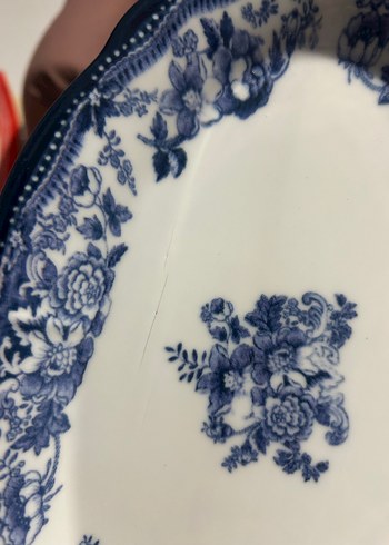 Koyu Mavi Desenli Yemek Takımı - Görsel 6