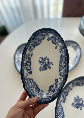 Koyu Mavi Desenli Yemek Takımı - Görsel 7