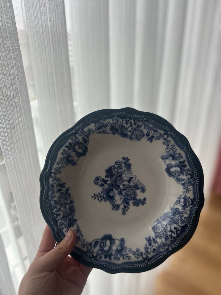 Koyu Mavi Desenli Yemek Takımı - Görsel 5