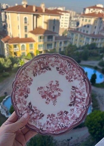 Bordo 24 Parça Yemek Takımı ve Kase Seti - Görsel 6