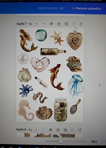 8 adet sticker seti parlak - Görsel 7