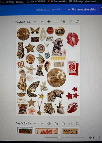 8 adet sticker seti parlak - Görsel 2