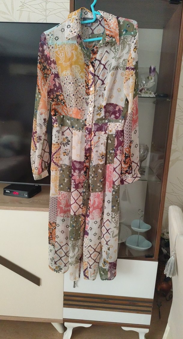 primark şifon elbise - Görsel 2