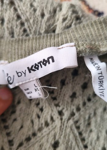 Gri Nakışlı Bohem Kadın Triko Kazak - Görsel 4