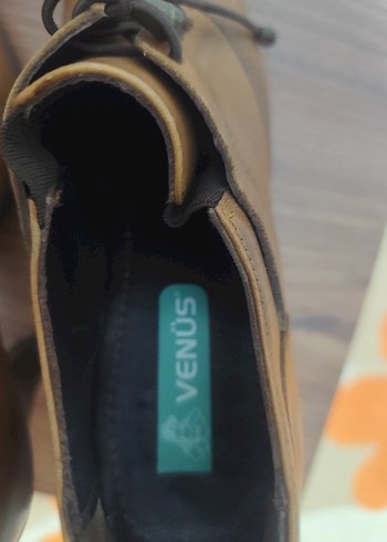 Bej Deri Kadın Stiletto Oxford Ayakkabı - Görsel 4