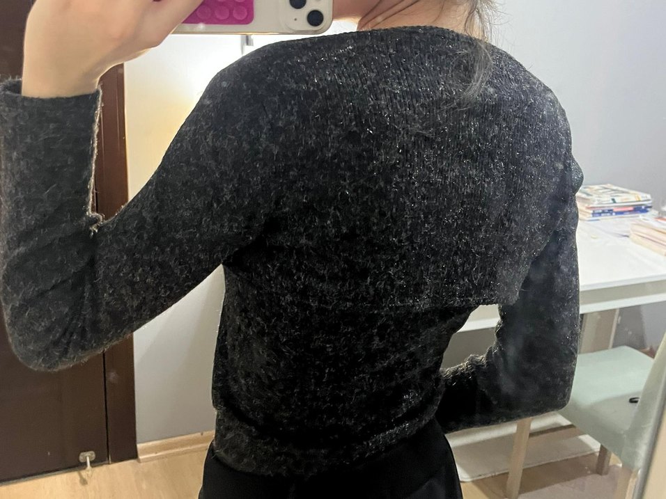 kikiriki füme crop buluz - Görsel 4