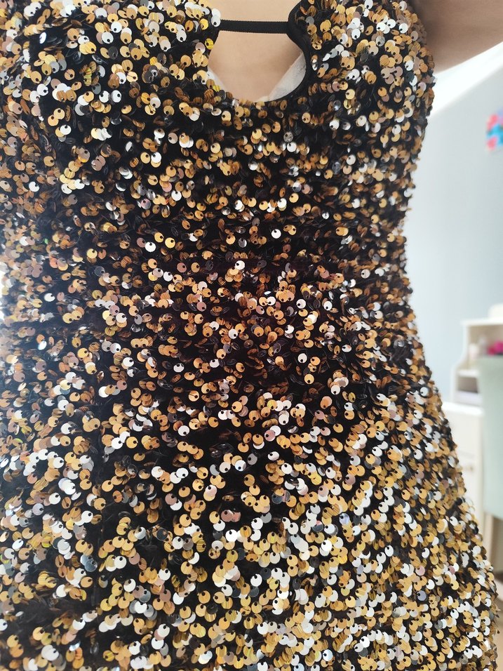 Zara pulluPayetli Mini Abiye Elbise - Görsel 5