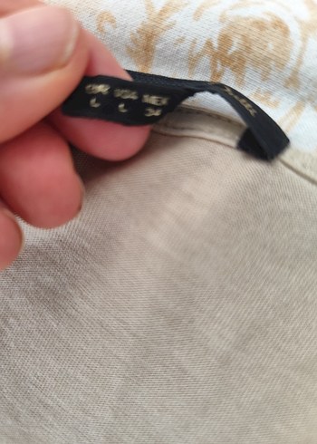 l Beden ten rengi Renk massimo dutti Kolsuz V Yaka Bluz