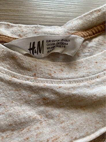 H&M H&M erkek çocuk kabartma baskılı tişört
