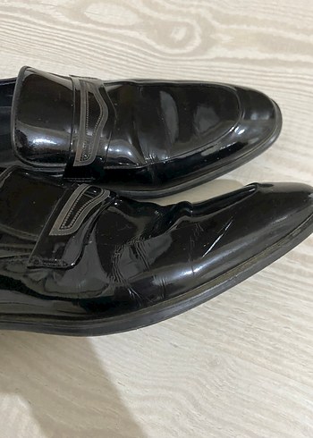 Parlak Siyah Klasik Erkek Ayakkabı - Görsel 2