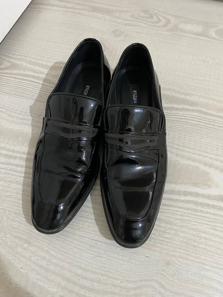 Parlak Siyah Klasik Erkek Ayakkabı - Görsel 3