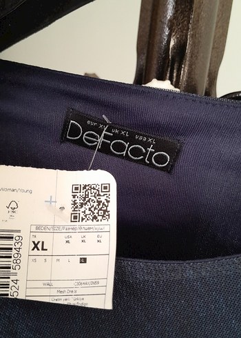 xl Beden defacto abiye