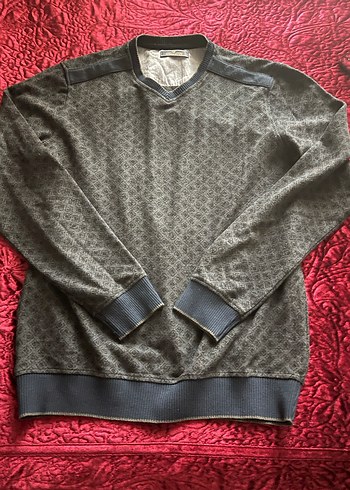 Gri Erkek Uzun Kollu İnce Triko - Görsel 2