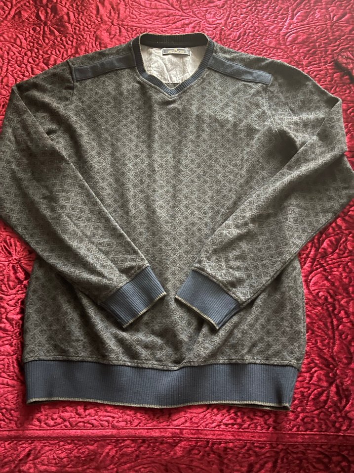 Gri Erkek Uzun Kollu İnce Triko - Görsel 2