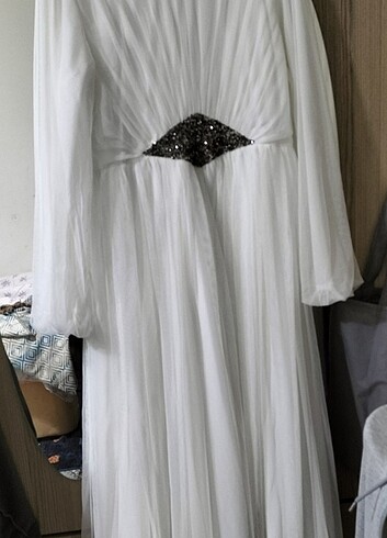 50 Beden beyaz Renk Nikâh elbisesi 