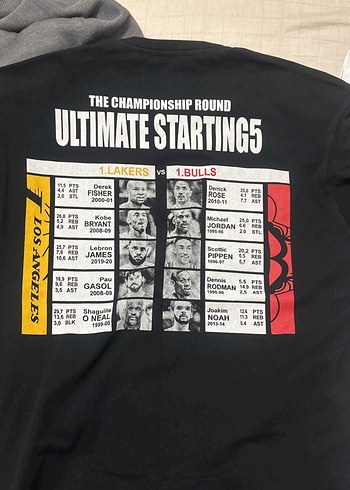 Erkek Siyah Uzun Kollu Baskılı Tişört - Görsel 2