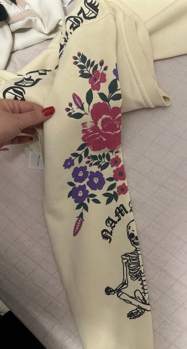 Baskılı Kadın Sweatshirt - Pamuk, Rahat Kesim - Görsel 2