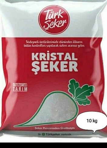 Pancar şekeri 10 kg Toz şeker