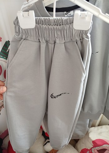 Gri Erkek Çocuk eşofman takım 5/6 yaş - Görsel 4