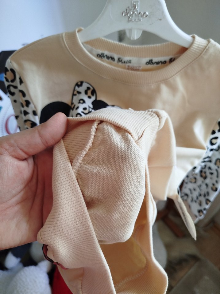 Kız Çocuk 2 yaş Minnie Baskılı takım - Görsel 5