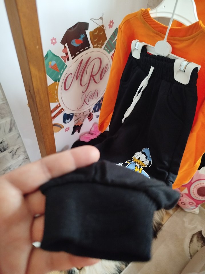 Turuncu Donald Duck Gap takım 4 yaş - Görsel 2