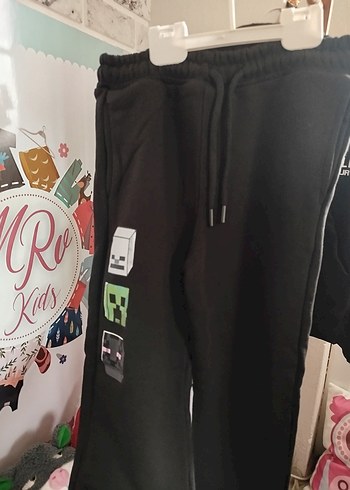 Minecraft Baskılı Siyah Erkek takım 13/14 yaş - Görsel 3