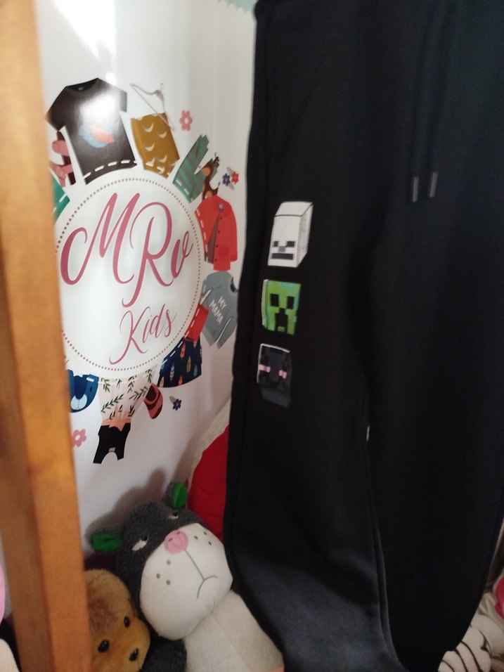 Minecraft Baskılı Siyah Erkek takım 13/14 yaş - Görsel 4