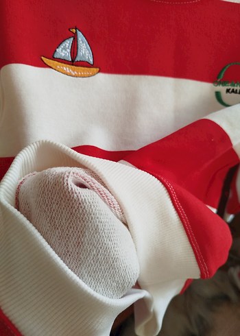 Nakışlı Kırmızı Erkek takım sıfır etiketli ürün - Görsel 6