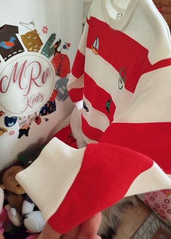 Nakışlı Kırmızı Erkek takım sıfır etiketli ürün - Görsel 7