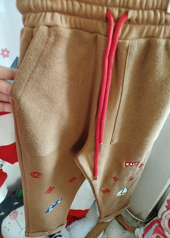 Nakışlı Kırmızı Erkek takım sıfır etiketli ürün - Görsel 9