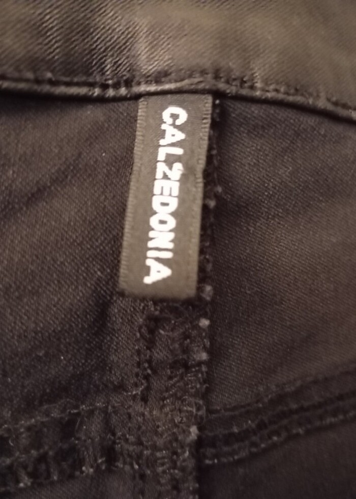 Yüksel bel likralı deri pantolon - Görsel 5