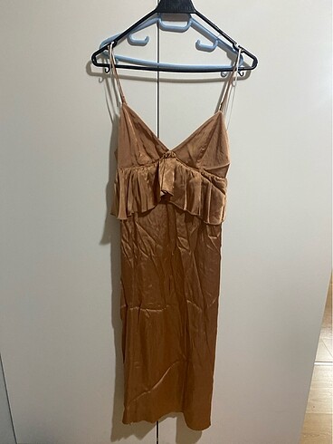 H&M marka saten elbise