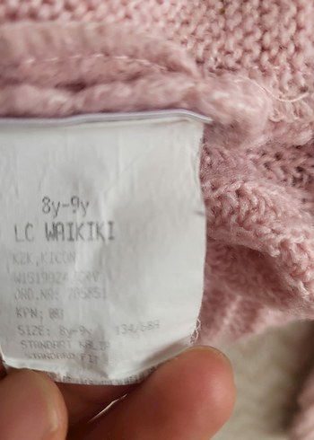 Nakış Detaylı Pembe Örgü Kadın Kazak - Görsel 3