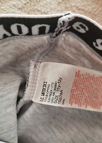 Kız Çocuk Gri Elastik Bantlı Spor Atlet - Görsel 7