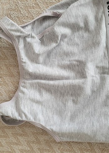 Kız Çocuk Gri Elastik Bantlı Spor Atlet - Görsel 3