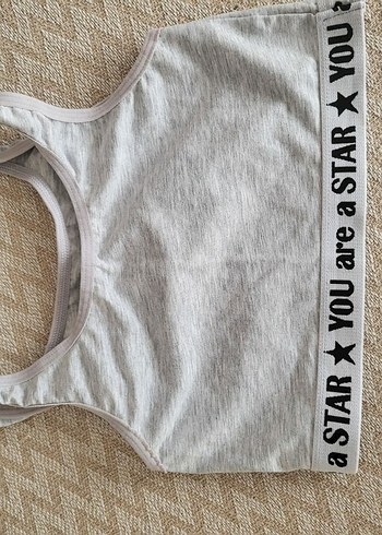 Kız Çocuk Gri Elastik Bantlı Spor Atlet - Görsel 5