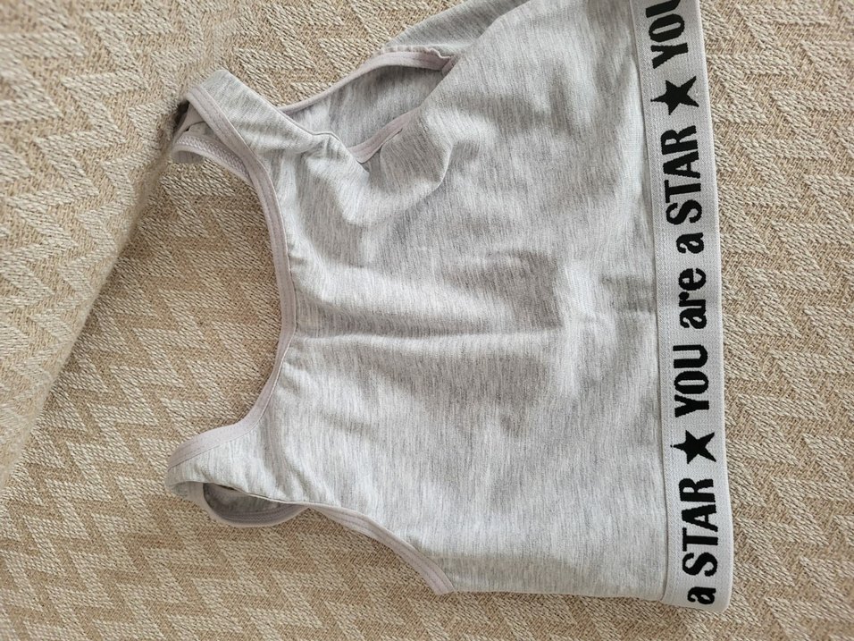 Kız Çocuk Gri Elastik Bantlı Spor Atlet - Görsel 3