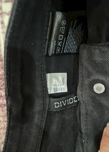 H&M HM Siyah Kemerli Midi Boy Kadın Jean