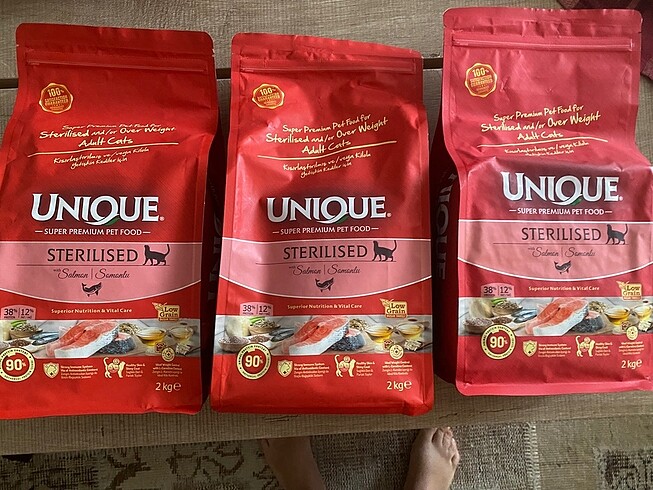 Unique kısır somonlu kedi maması 2 kg