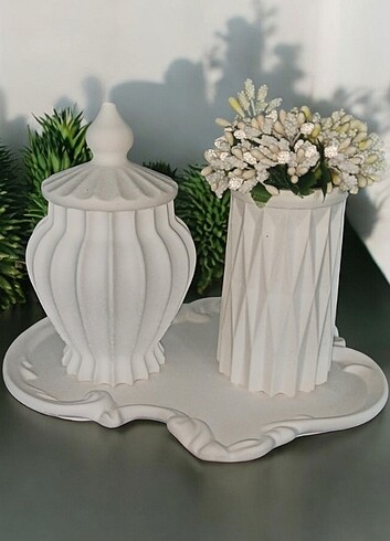 Üçlü set mumluk