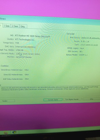 Atı Radeon HD 3650 2gb ekran kartı - Görsel 4
