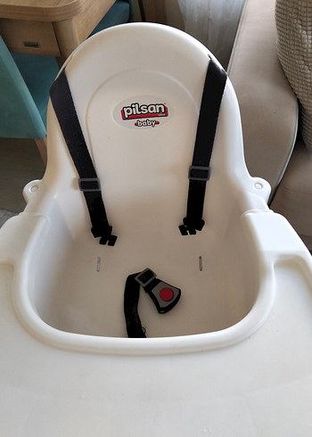 Pilsan Beyaz Bebek Mama Sandalyesi