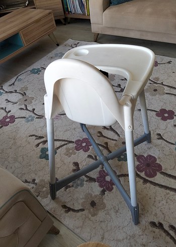 Beden beyaz Renk Pilsan Beyaz Bebek Mama Sandalyesi