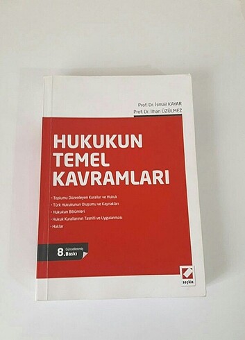 Hukukun temel kavramları ders kitabı