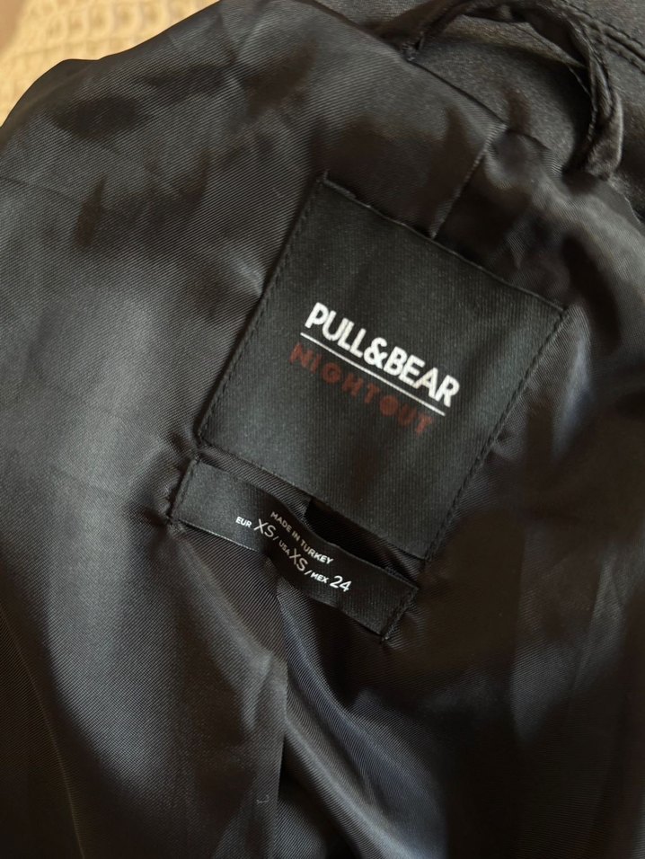 Siyah Düğmeli Kadın Midi Blazer - Görsel 3