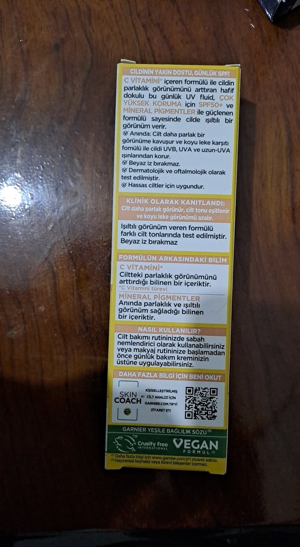 Garnier C Vitamini Parlak BB Krem SPF 50+ - Görsel 2