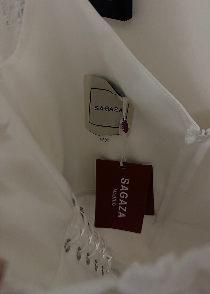 Sagaza elbise etiketli - Görsel 5