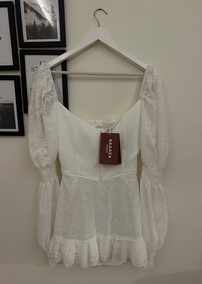 Sagaza elbise etiketli - Görsel 4