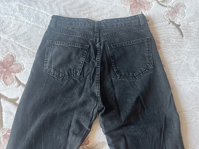 Diğer duz paca siyah pantolon