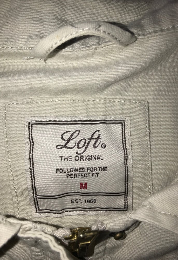 Düğmeli Beyaz Pamuk Ceket loft marka - Görsel 2